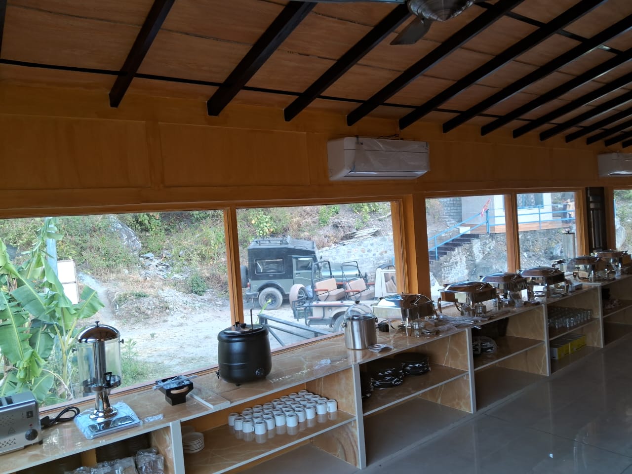 Resort swimming pool area