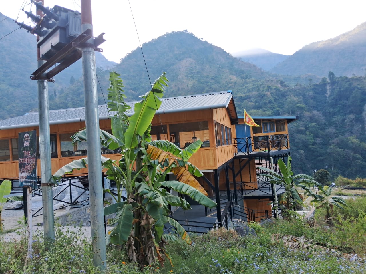 Luxury resort bedroom interior